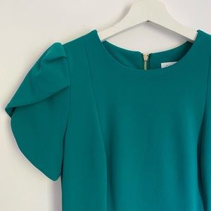 Emerald green Calvin Klein dress